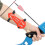 Adjustable Rubber Archery Arm Guard-Safe,Breathable,Elastic for Summer Use,Red Color 5
