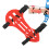 Adjustable Rubber Archery Arm Guard-Safe,Breathable,Elastic for Summer Use,Red Color 2