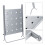 Heavy Duty Movable AntiSlip Ladders Working Platform Stand Accessory Building Supplies 5