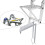 Heavy Duty Movable AntiSlip Ladders Working Platform Stand Accessory Building Supplies 6