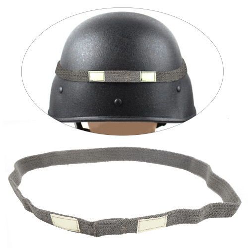 Reflective Cat Eyes Elastic Strap Cover for M1/M35/M88/MICH Helmets-Gray 1