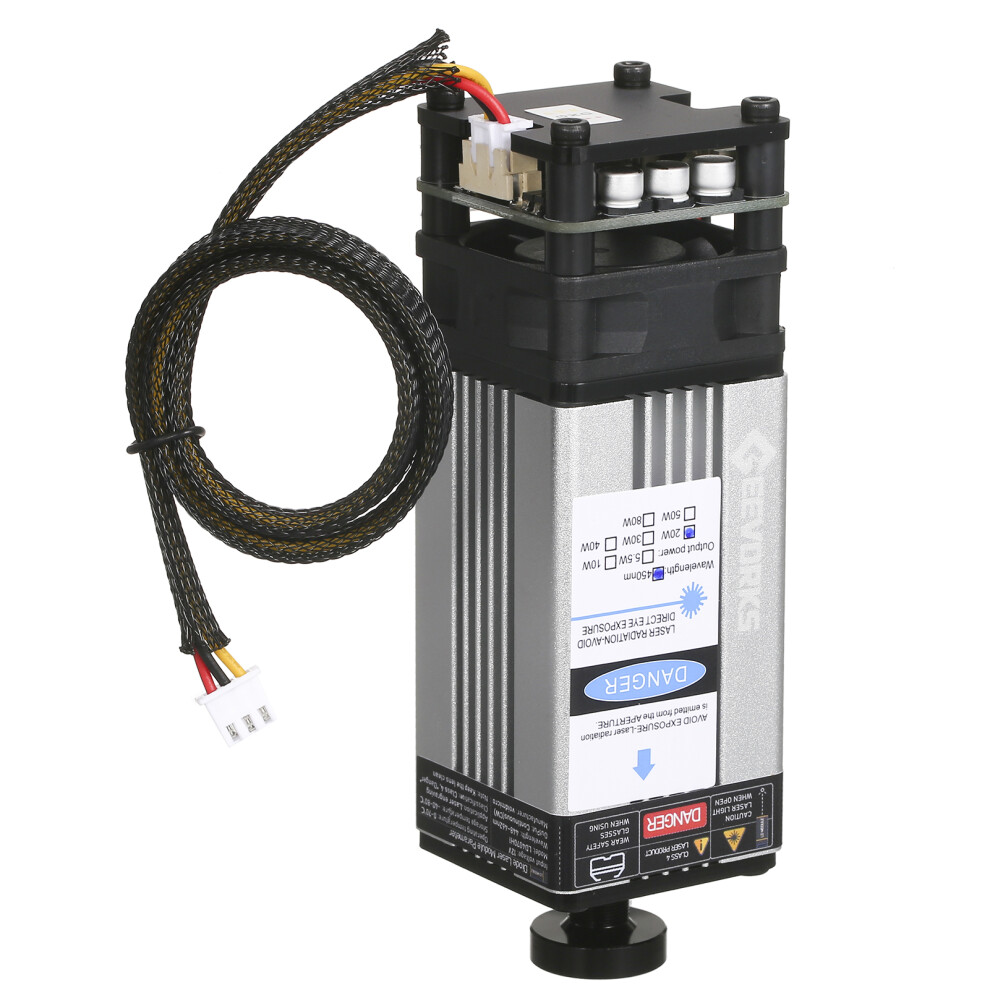 High Precision 20W Adjustable Focal Length Laser Module For 450Mm Engraving Machines 9394200237566