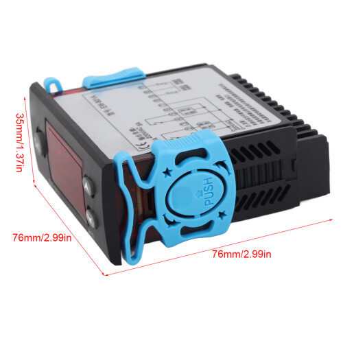 Digital Temperature Controller Thermostat for Solar Water Heater with Sensor Display 2
