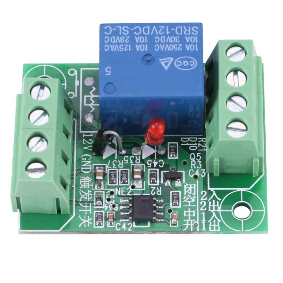 12V Single Channel Bistable Relay Control Module For Trigger Switch Automation 9394200235746