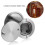 Brushed Silver 220Wide Angle Door Scope Viewer for Enhanced Home Security 5