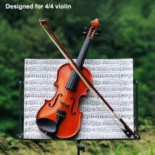 4 Stück goldfarbene Messing-Feinjustierer für 4/4 Violine, langlebig und reibungslose Bedienung