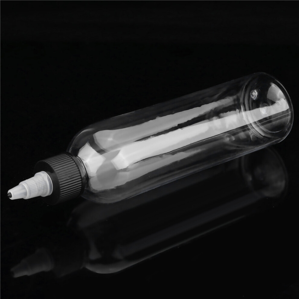 3pcs 250ml Empty Plastic Bottles Tattoo Pigment Ink Bottle Green Soap Clear Bottle Supply