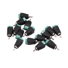RCA-Stecker männlich auf AV-Schraubklemmenadapter 15 Stück Audio-Video-Steckverbinder Aussie