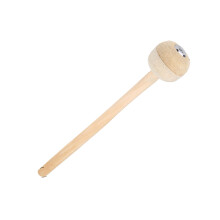 Robuster Bassdrum-Schlägel mit Wollfilzkopf, Ahorngriff, 36 cm