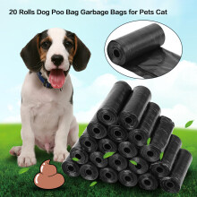20 Rollen Hundekotbeutel-Set 26x31cm, wasserdichte Müllbeutel für Haustiere