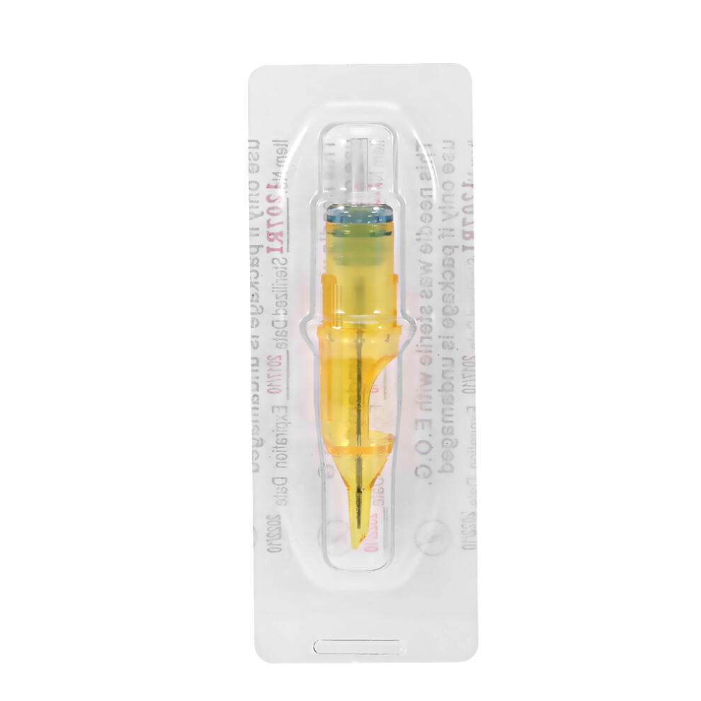 10pcs Disposable Semi Permanent Tattoo Cartridge Needles RL/RM/M1/RS for Makeup Machine 7RL