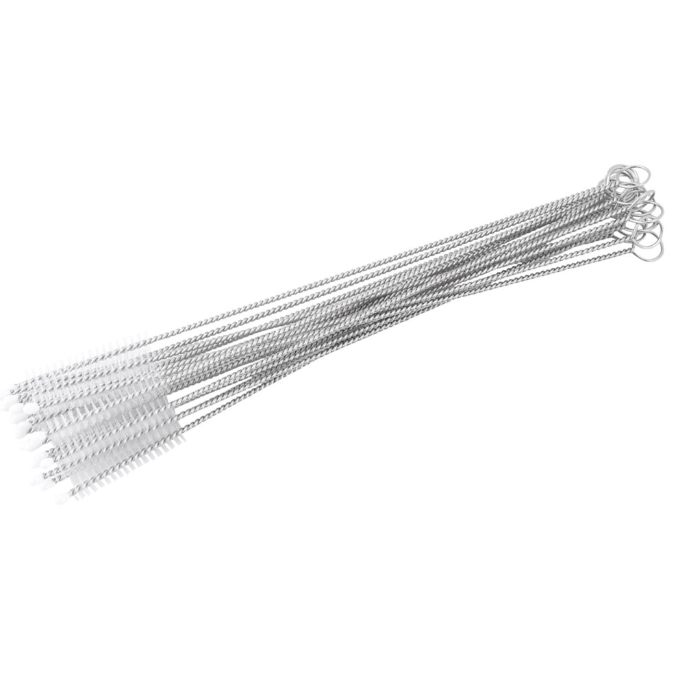 20pcs Baby Milk Feeding Bottle Stainless Steel Hand Drink Water Cup Straw Wash Brush Cleaner