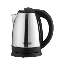 KRYPTON Electric Kettle | 1.8L Cordless Stainless Steel Jug Kettle with LED Indicator for Hot Water Tea Coffee | Boil Dry Protection Auto Shut Off