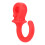4Pcs Durable Rubber Compound Bow String Stabilizer Vibration Damper Shock Absorber(Red) 3