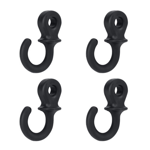 4Pcs Durable Rubber Compound Bow String Stabilizer Vibration Damper Shock Absorber(Black) 1