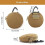 2er Set Leckerlibeutel für Hunde, khaki, mit Karabiner, für Spaziergänge 5