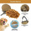 2er Set Leckerlibeutel für Hunde, khaki, mit Karabiner, für Spaziergänge 6