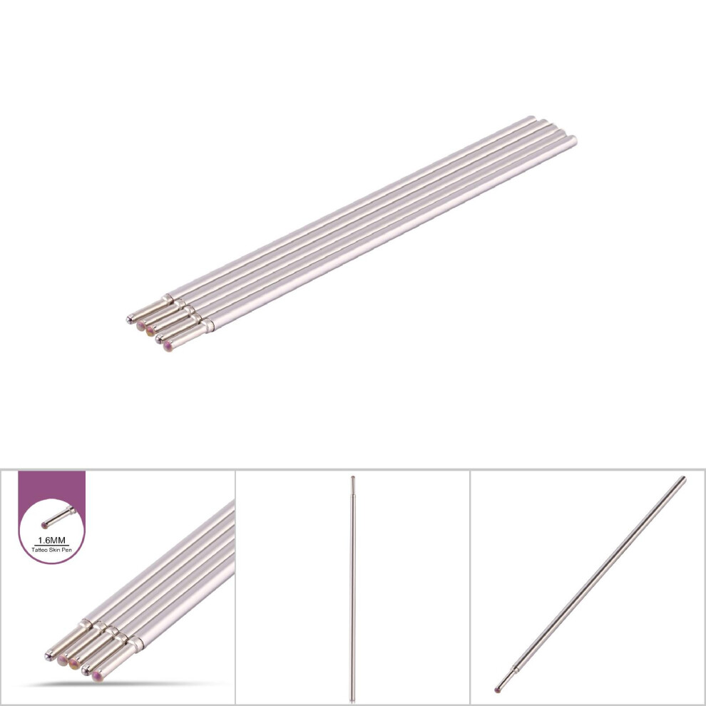Purple 5Pcs Tattoo Skin Pen Doodler Surfer Tattooing Medical Pen Cores Tattoo Supply