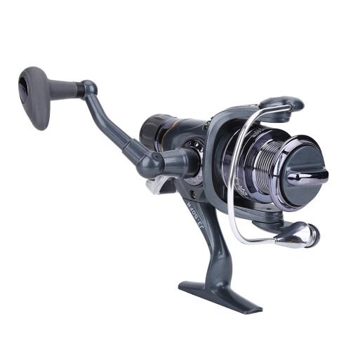 Robuste Spinnrolle 50FR mit Front- und Backbremse, max. 8 kg Zugkraft 1