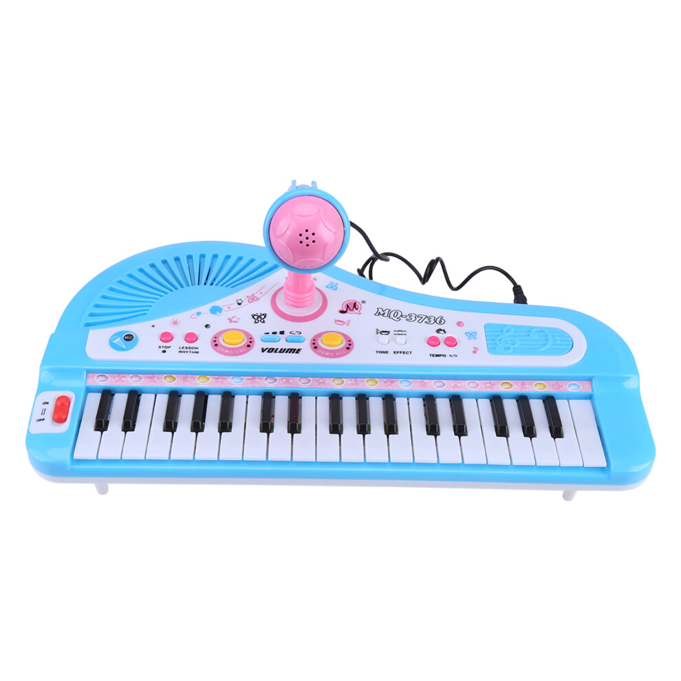 Kid Electronic Keyboard Piano With Microphone 37 Keys Educational Instrument Toy Baby Gift