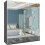 (Grey, 200cm) Etna Full Sliding Mirror Door Wardrobe 1