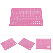 A5 Durable PVC Cutting Mat Cut Pad Board Self Healing Handmade DIY Tool Pink