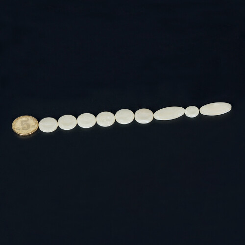 9 Stück Perlmutt-Schlüssel-Inlays für Alto-, Sopran- oder Tenorsaxophon 1