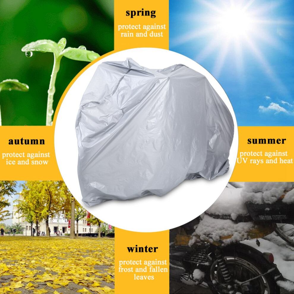 Waterproof Raincoat Rain Cover Dust Proof Protector For Bicycle Scooter Motorbike (M) 3151324309779