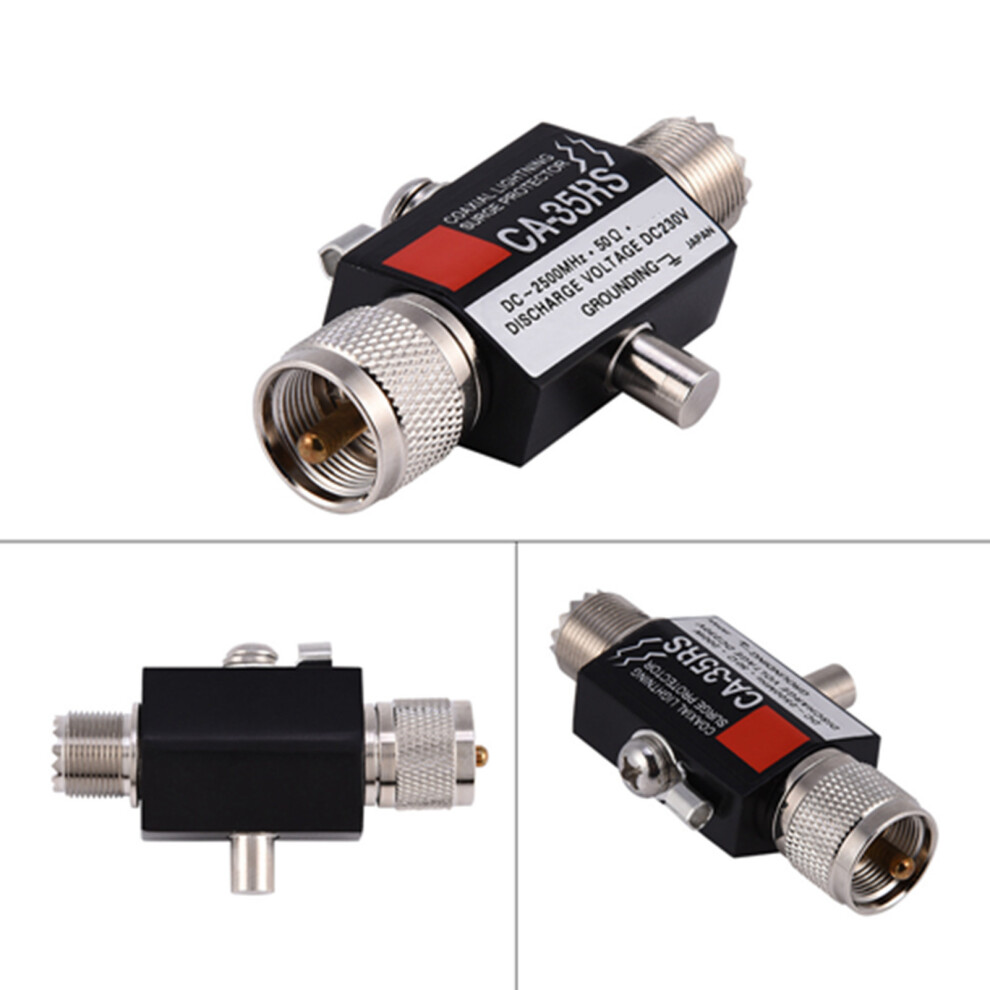 Ca-35Rs Coaxial Lightning Surge Protector Arrester Male To Female Uhf Connector 9311324309856