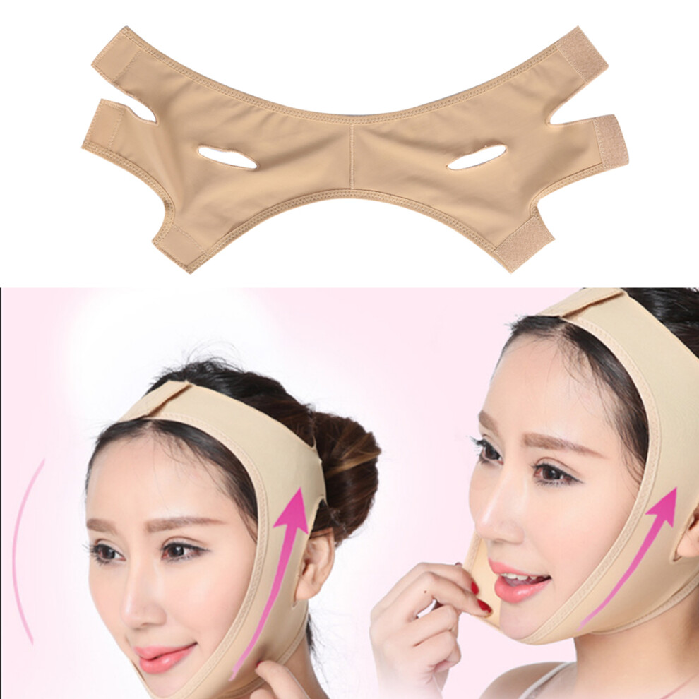 Facial Slimming Mask Face Lift Up Thin Neck Shaper Mask Face Lift Reduce Double Chin Bandage XL