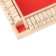 Educational Wooden Number Board Family Traditional Game Drinking Dice Toy