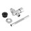 Toilet Urinal Flush Valve Button Type Manual Delay Automatic Shutoff 2