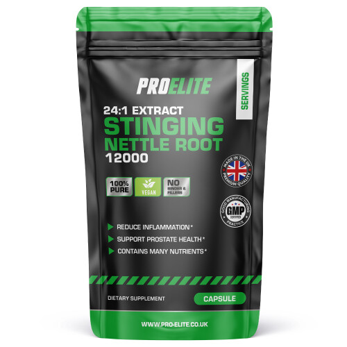 (180 Capsules) Stinging Nettle Root Extract Capsules 12,000mg