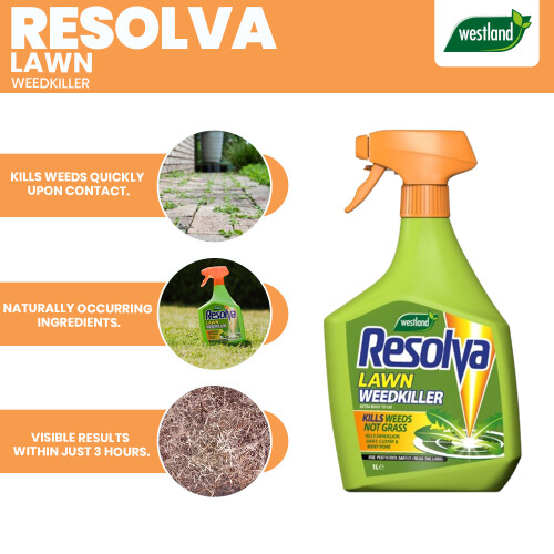 Resolva Resolva Lawn Weedkiller Extra & Path & Weed drive killer 1L RTU 1