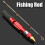 50cm Lightweight Mini 2 Sections Winter Ice Solid Fishing Shrimp Rod Pole 7