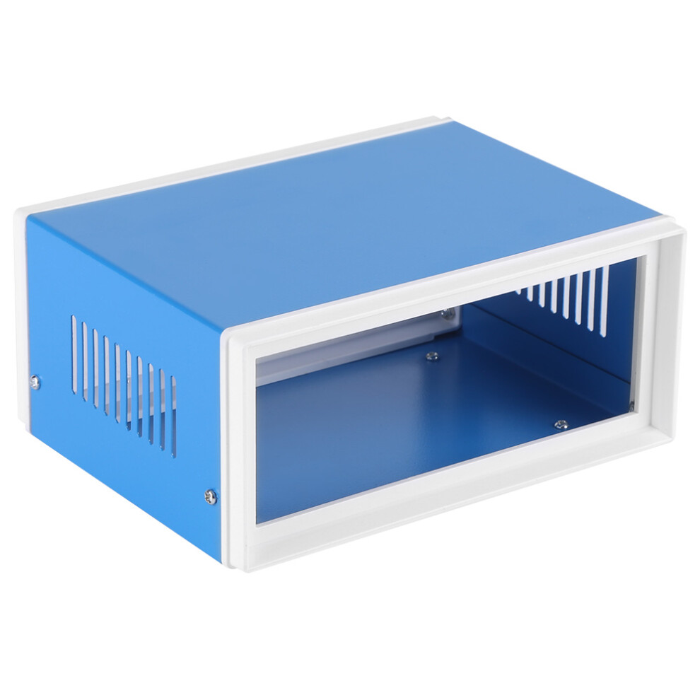 170*130*80Mm Blue Metal Enclosure Project Case Diy Junction Box 4951324312958
