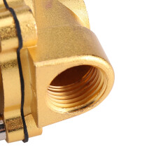 220V DN15 1/2" Electric Normal Closed Valve Electromagnetic Valve for Water Oil Air Gas