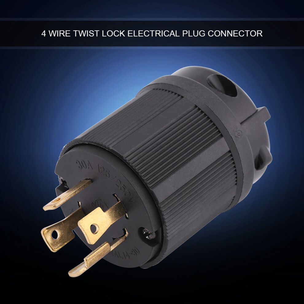 Nema L14-30P 30A 125V-250V 4 Wire Twist Lock Electrical Plug Connector 8791324313939