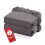 Imperial Rooms (Single Plain Fitted Sheet 25CM) 2-Pack Grey Fitted Bed Sheets Single Double King 1