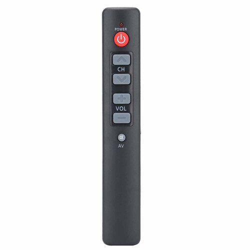 Learning Remote Control with 6 Big Buttons Smart Controller for TV STB DVD DVB HIFI VCR Gray 1