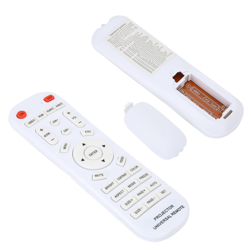 Remote Control Controller Replacement For Projector White 4911324314758
