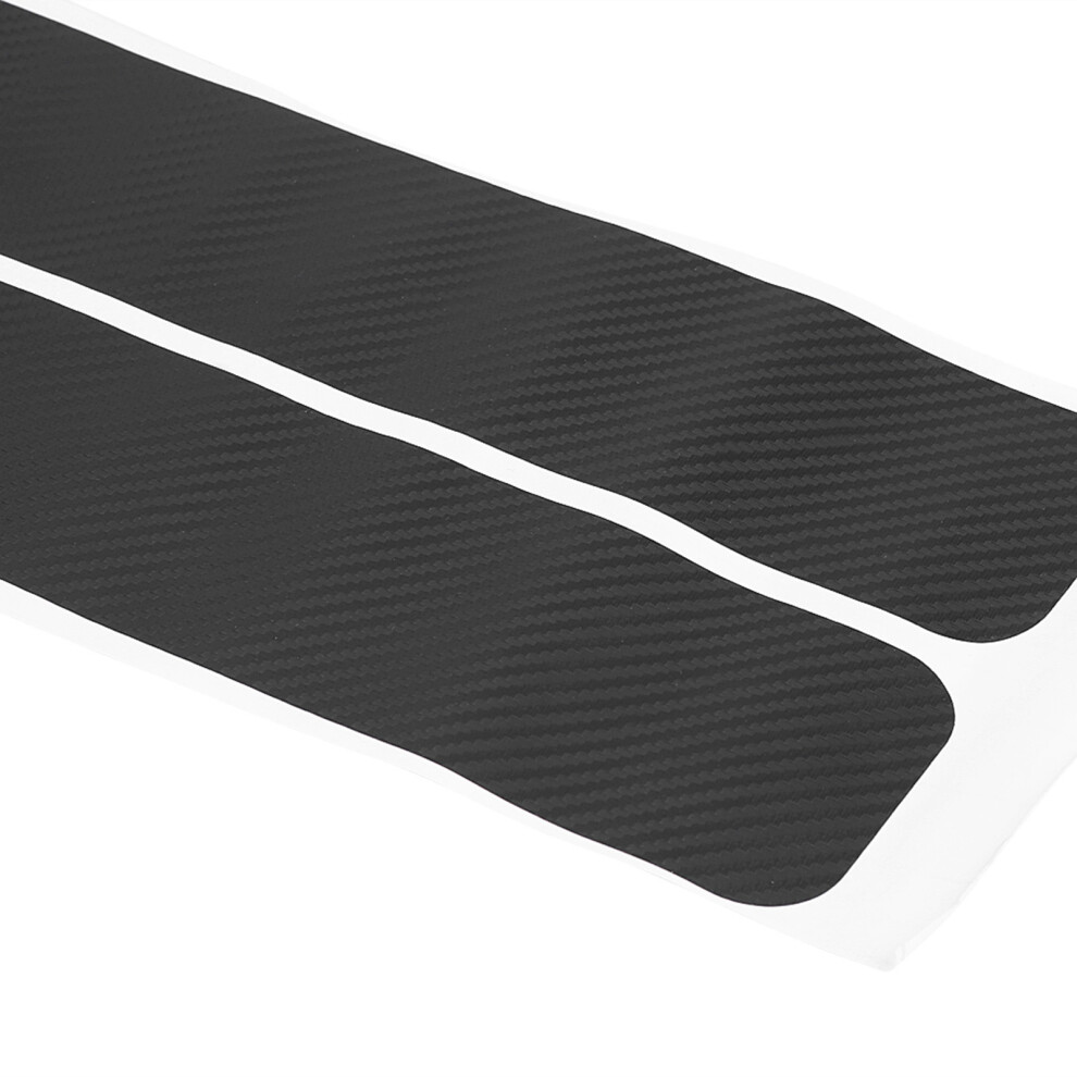 4Pcs Carbon Fiber Anti Scratch Car Door Sill Sticker Scuff Plate Cover Panel Step Protector 5011324314853