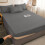 Imperial Rooms (Double Cotton Fitted Sheet) 2-Pack Grey Fitted Bed Sheets Single Double King 1