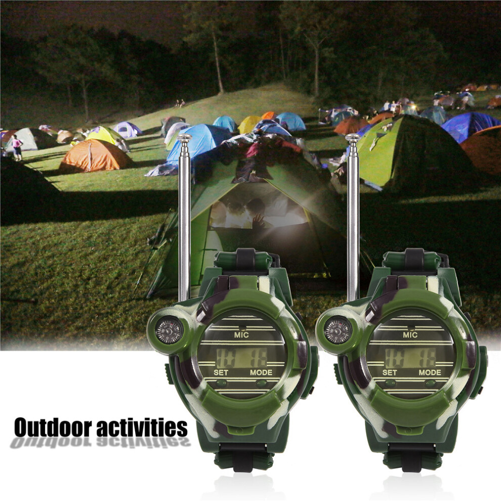 2Pcs Mini Children Walkie Talkie Children Wrist Watches Intercom Outdoor Toy Gift 9401324315251