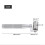 40mm Stainless Steel Flat Pressure Roller Wallpaper Apply DIY Hand Roller Plate Tool 2