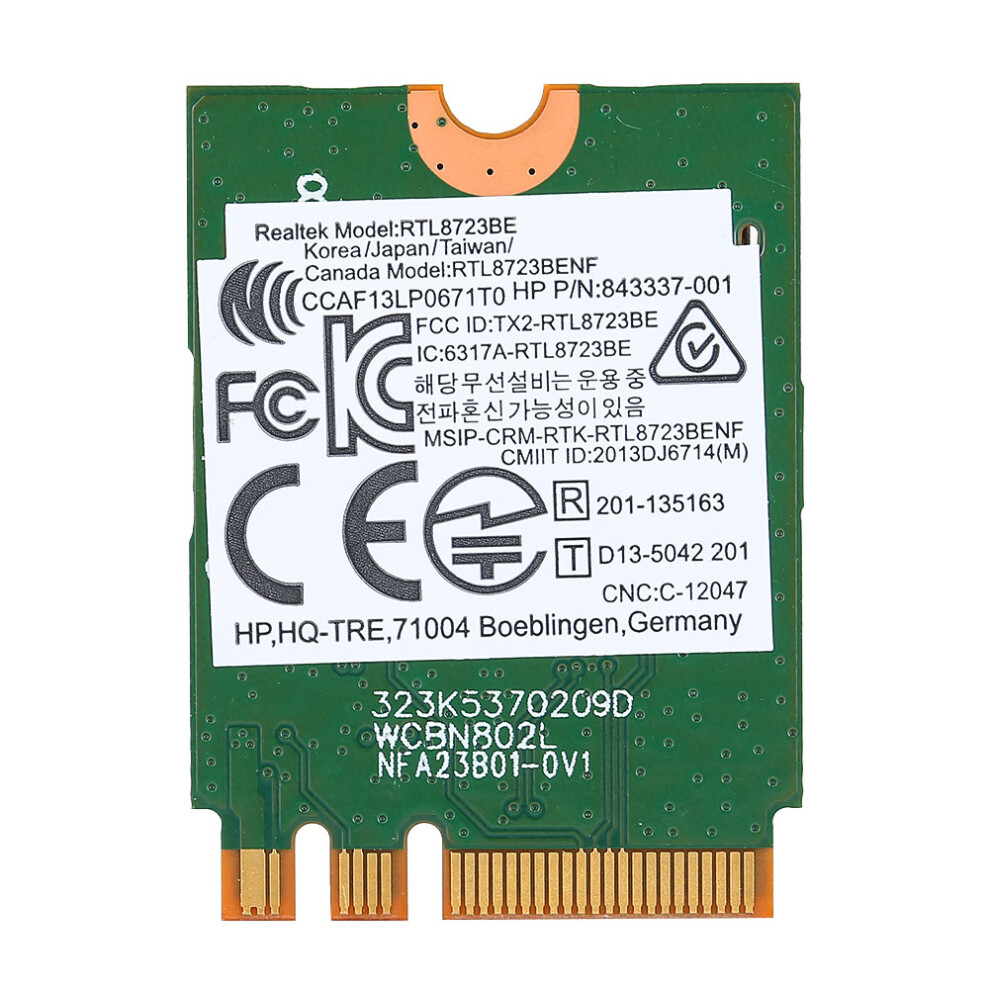 2.4G Bluetooth WIFI Wireless Card 2 in 1 for Dell/ Toshiba/ Acer/ Asus with NGFF M2 Slot