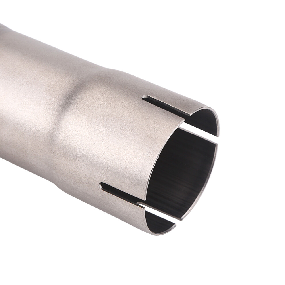 Stainless Steel Universal Motorcycle Motocross Exhaust Muffler Pipe Tip Half Blue 8711324317935