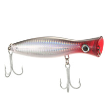 12 cm 45 g Große Seal-ähnliche Popper-Lockrute mit 3D-Augen für Salzwasser und Süßwasser