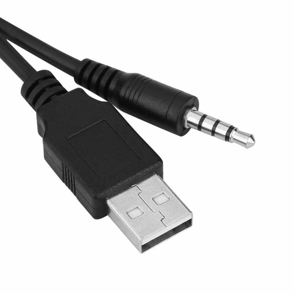 Car Boat Dash Flush Mount Usb Port 3.5Mm Aux Jack Extension Cable Lead Mounting Panel Light 8421324318695
