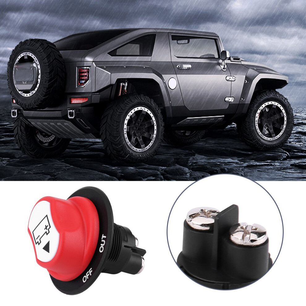 Max 50V 50A Cont 75A Int On/Off Car Battery Isolator Switch For Cars / Off Road Vehicle /Trucks 8431324319752
